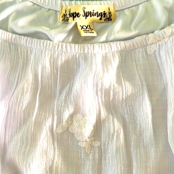 Hope Springs Size XXL woman’s BOHO Flattering Dress embroidered - Picture 4 of 7